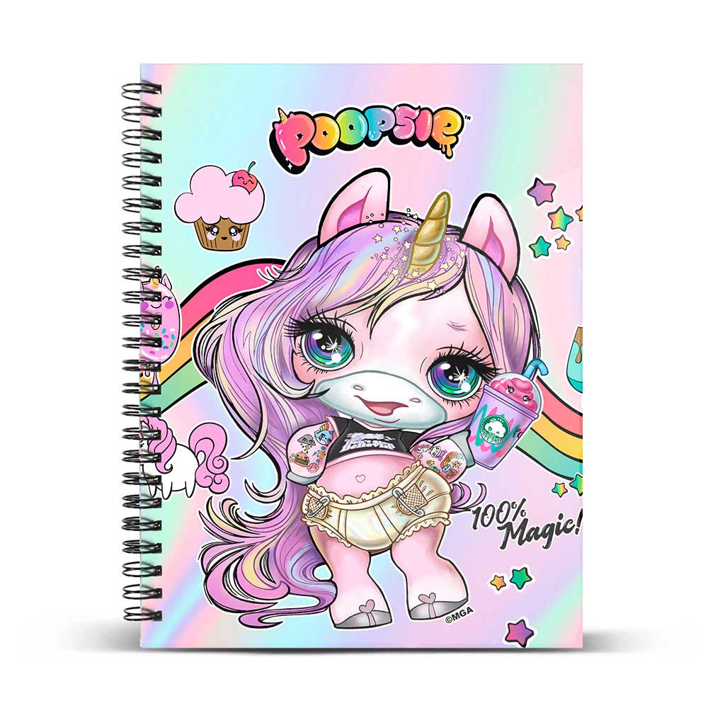 Libreta Shine Poopsie Slime Surprise Magic