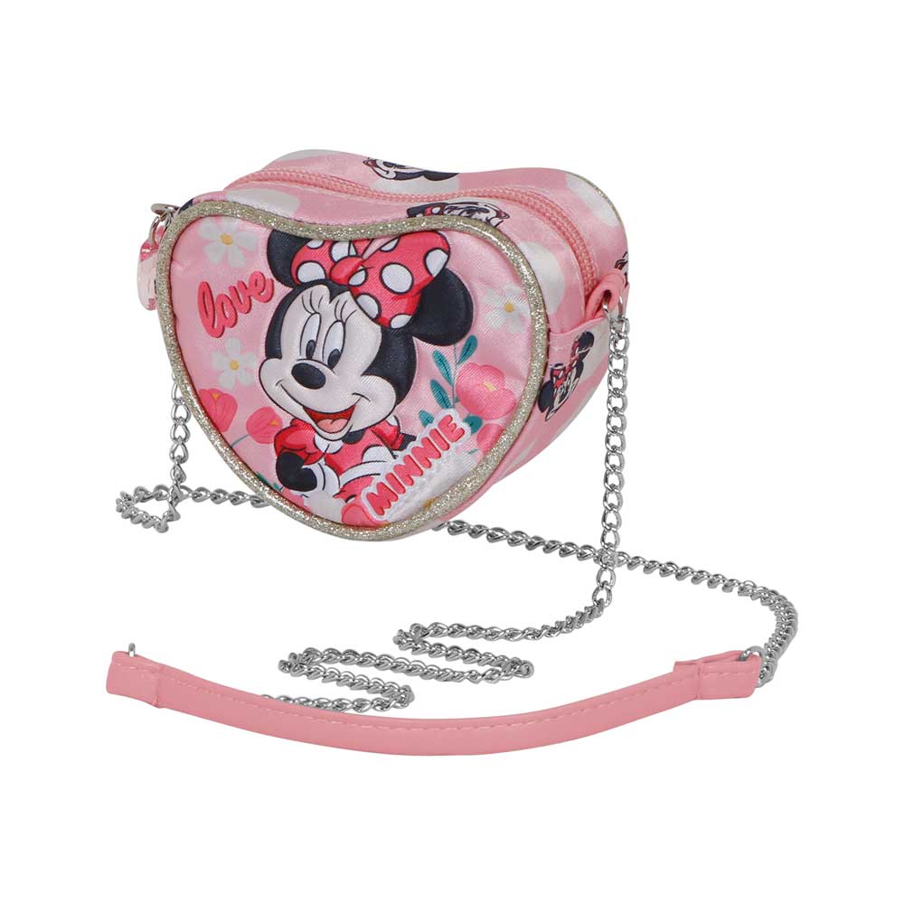 Mini Heart Shoulder Bag Minnie Mouse Garden Online KARACTERMANIA