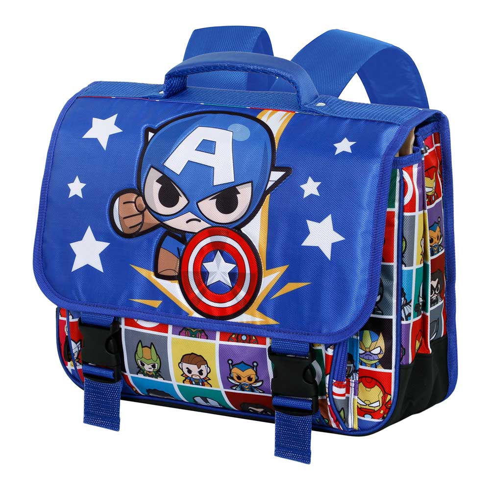 Zaino Cartable 2.0 Captain America Punch