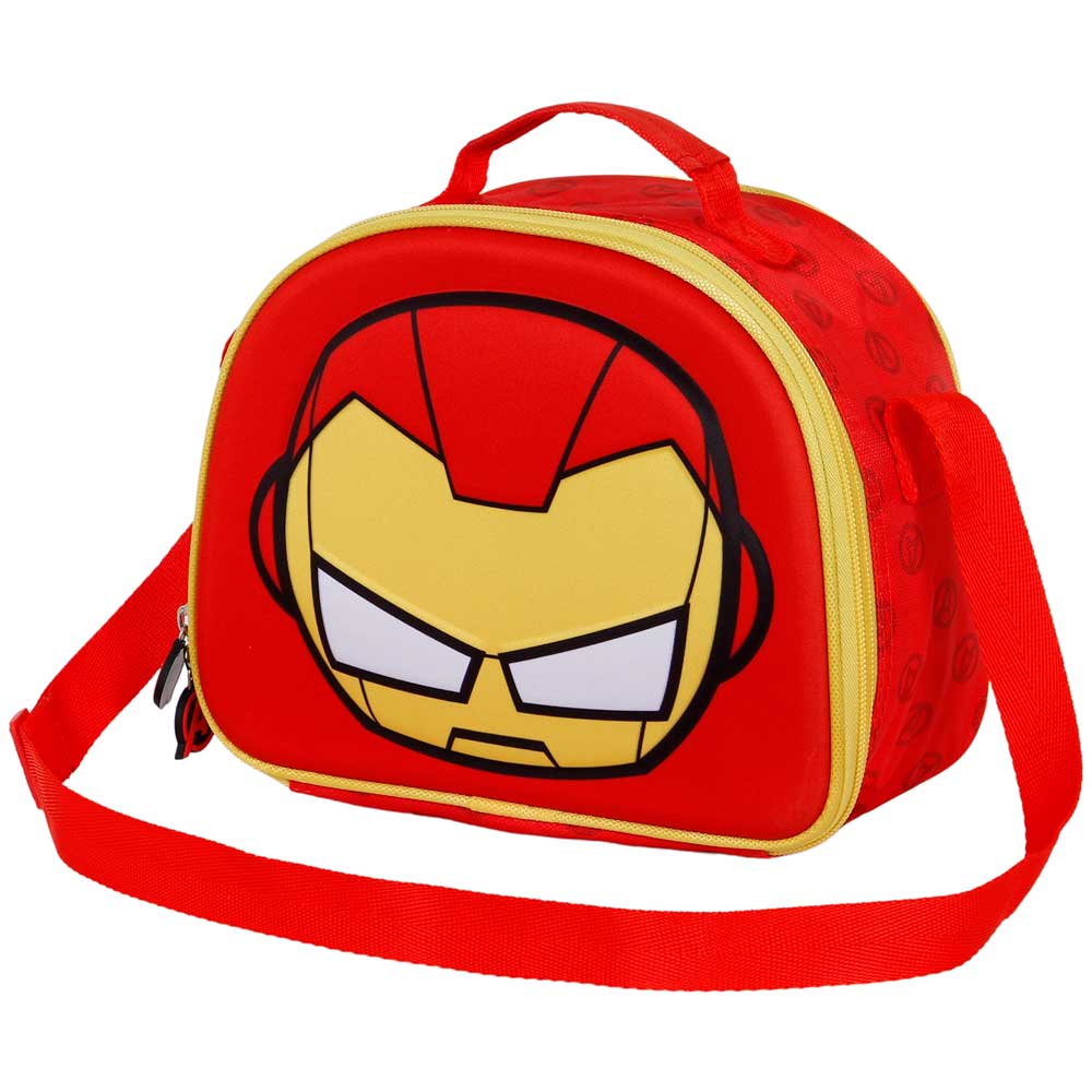 3D Lunch Bag Iron Man Bobblehead