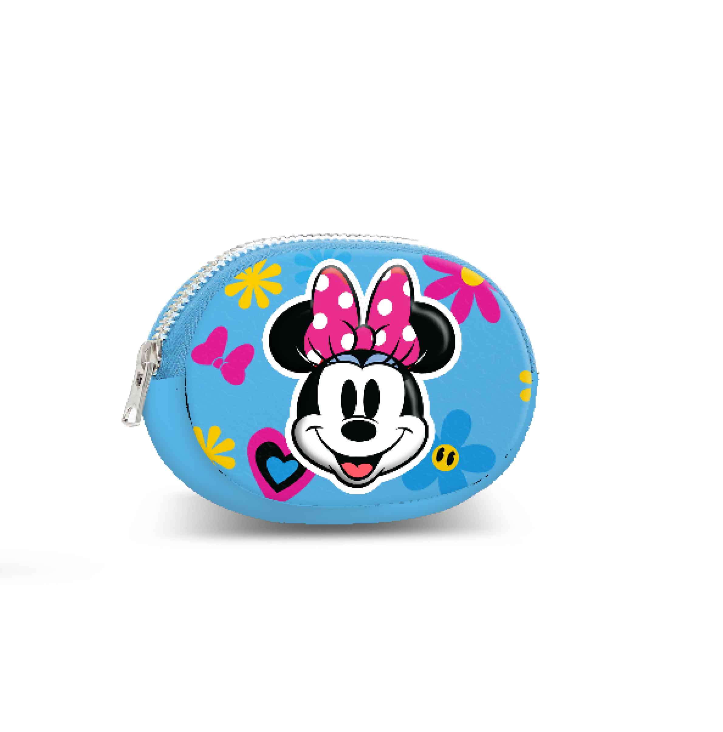 Monedero Pill Minnie Mouse Floral Blue
