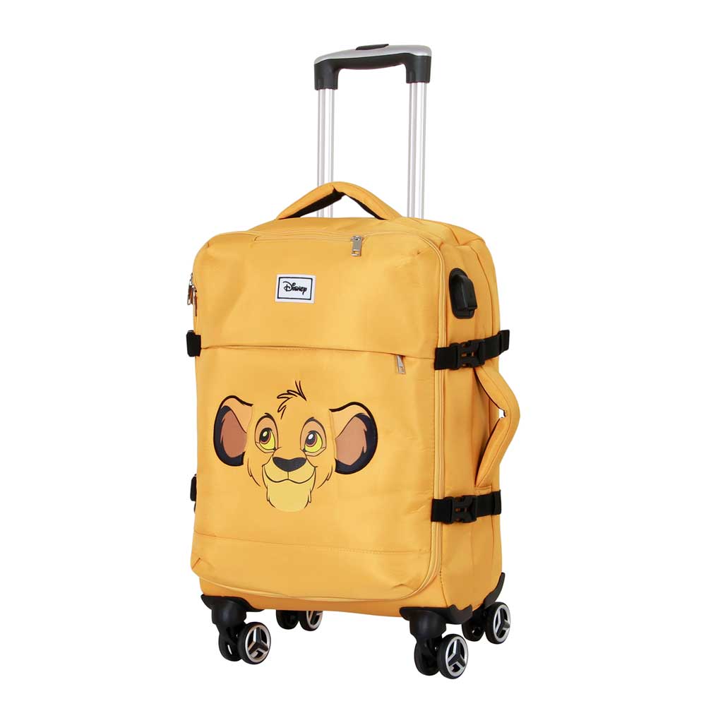 Valise Cabine 4 Roues Roi Lion Face