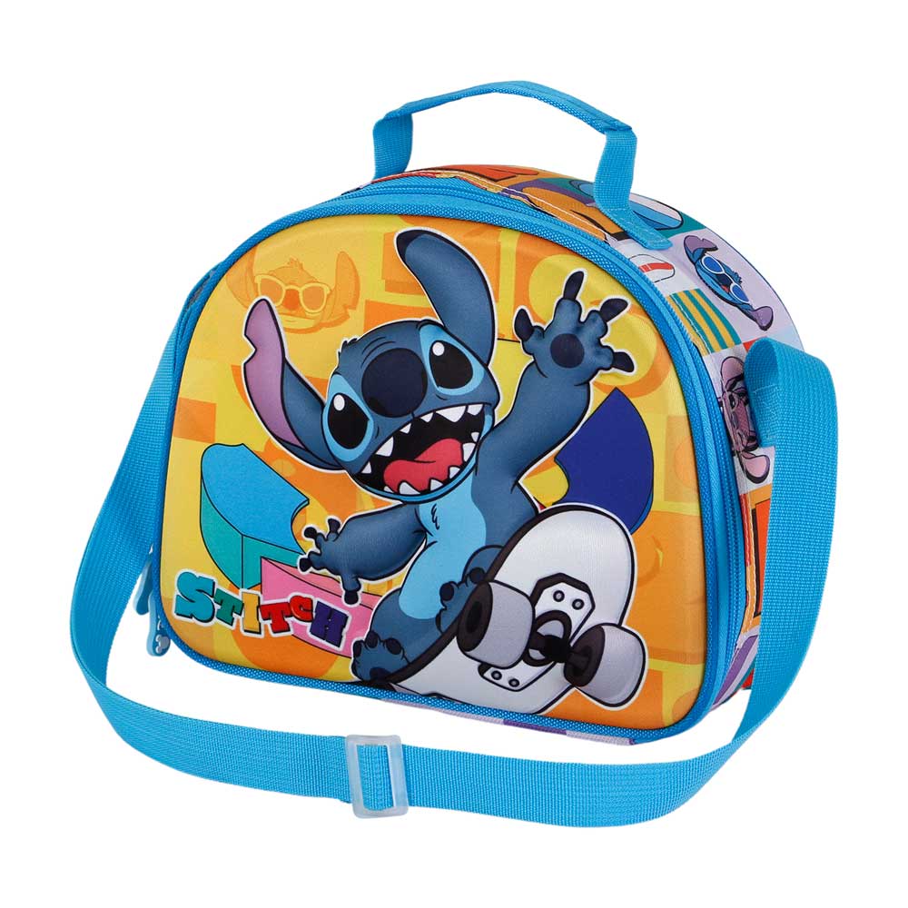 Borsa Porta Merenda 3D Lilo e Stitch Skater