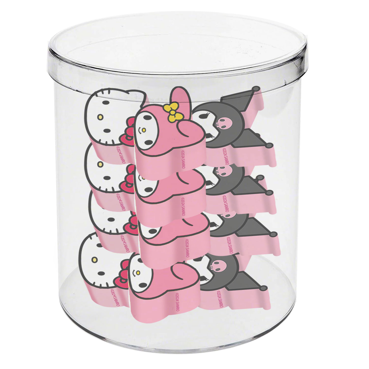 Cubo con 12 Gomas Hello Kitty Mix