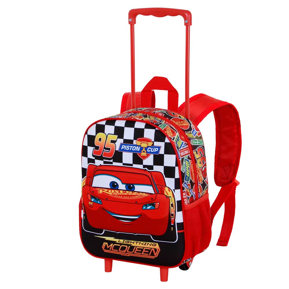 Zainetto 3D con Ruote Piccolo Cars 3 Racer