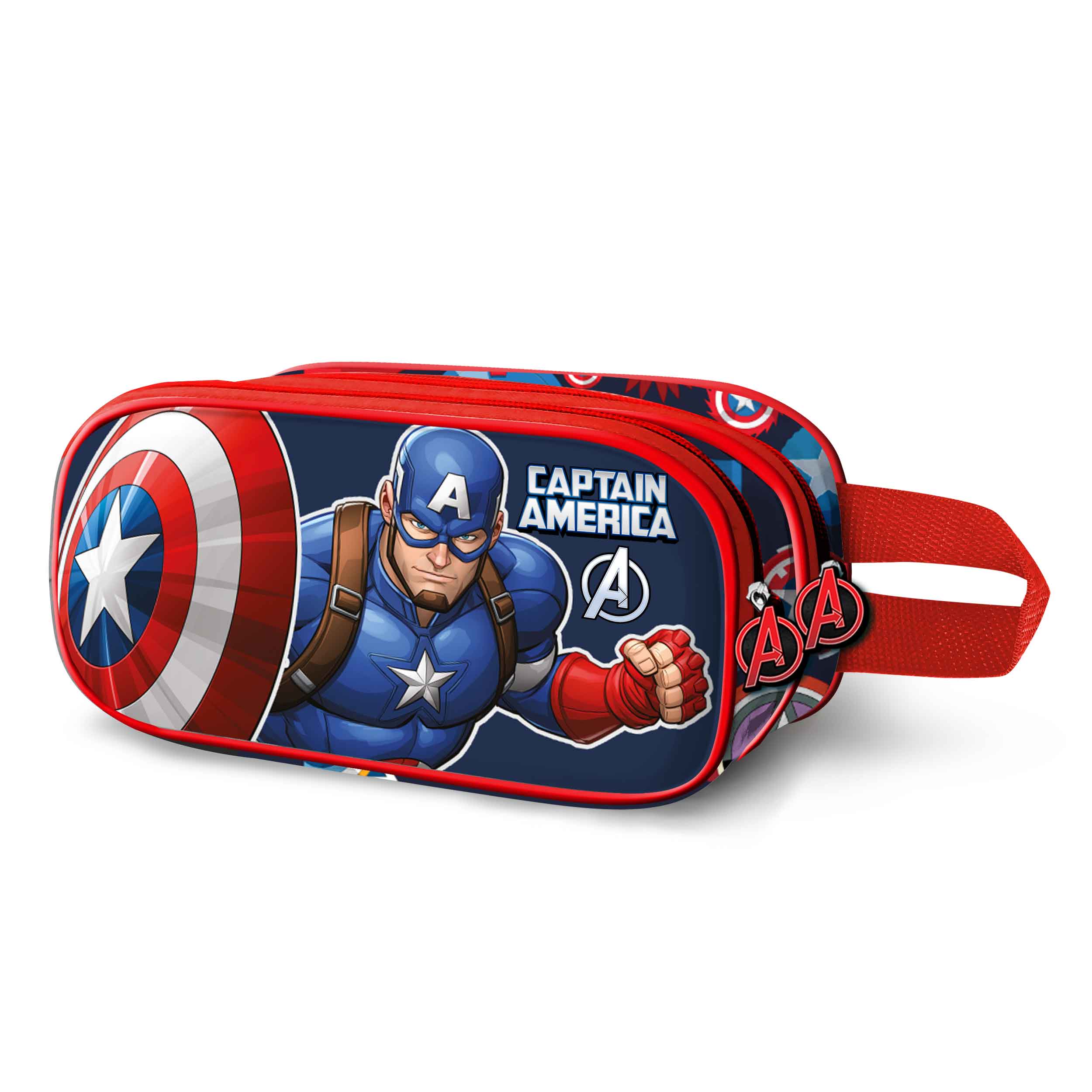 Trousse Double 3D Captain America Patriot