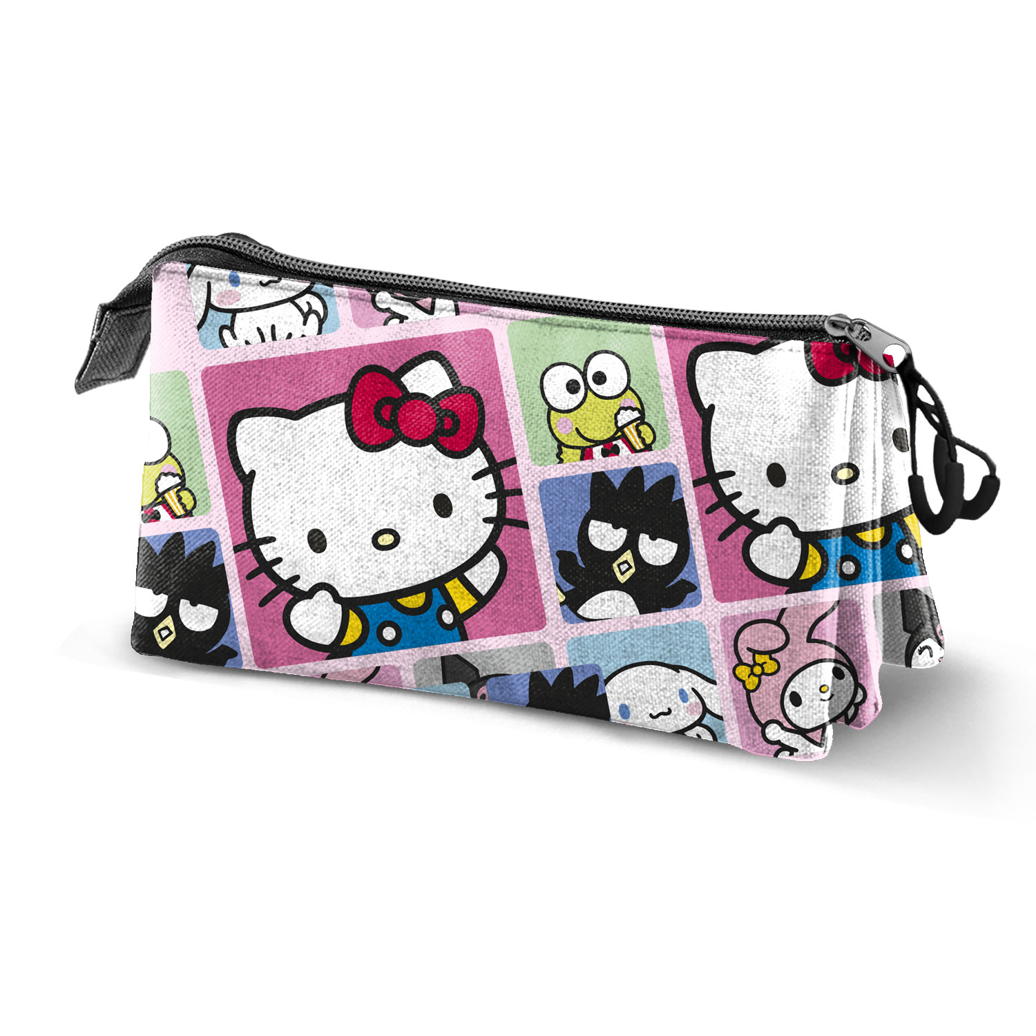 Estuche Portatodo Triple Hello Kitty Panels
