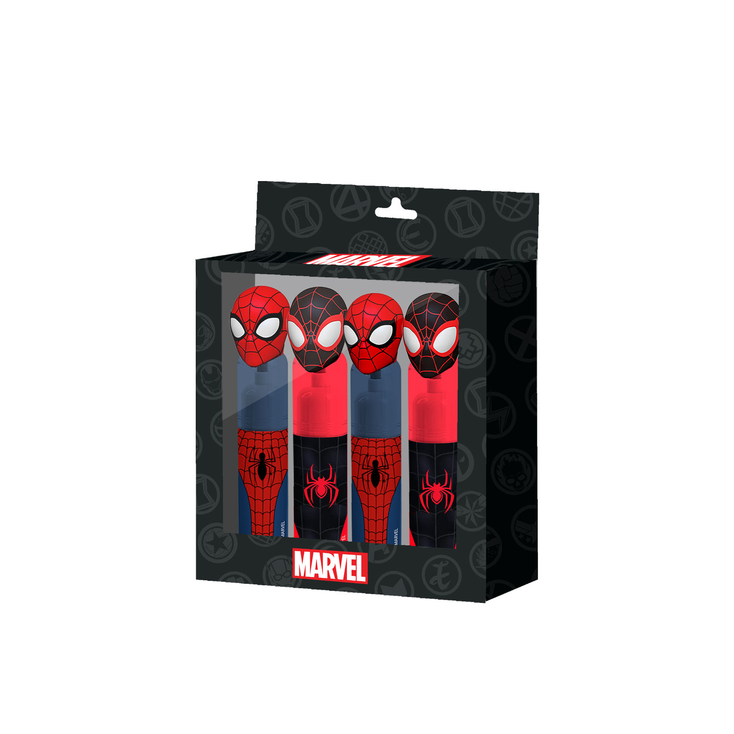 Pack 4 Marcadores Spiderman Peter