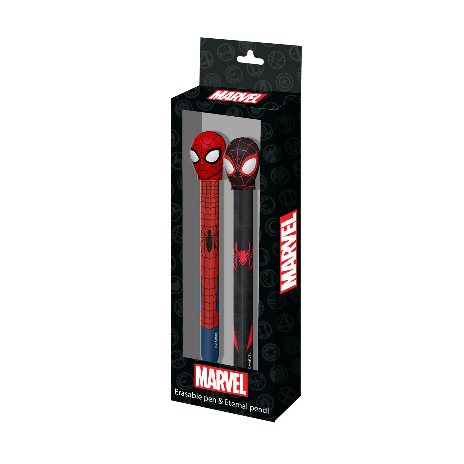 Pack de Lápiz Eternal + Boli Gel Spiderman Peter