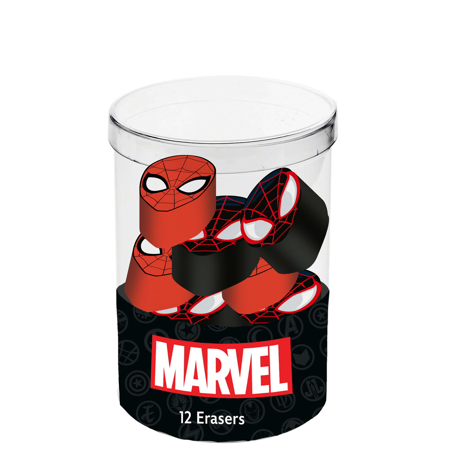 Cubo con 12 Gomas Spiderman Peter