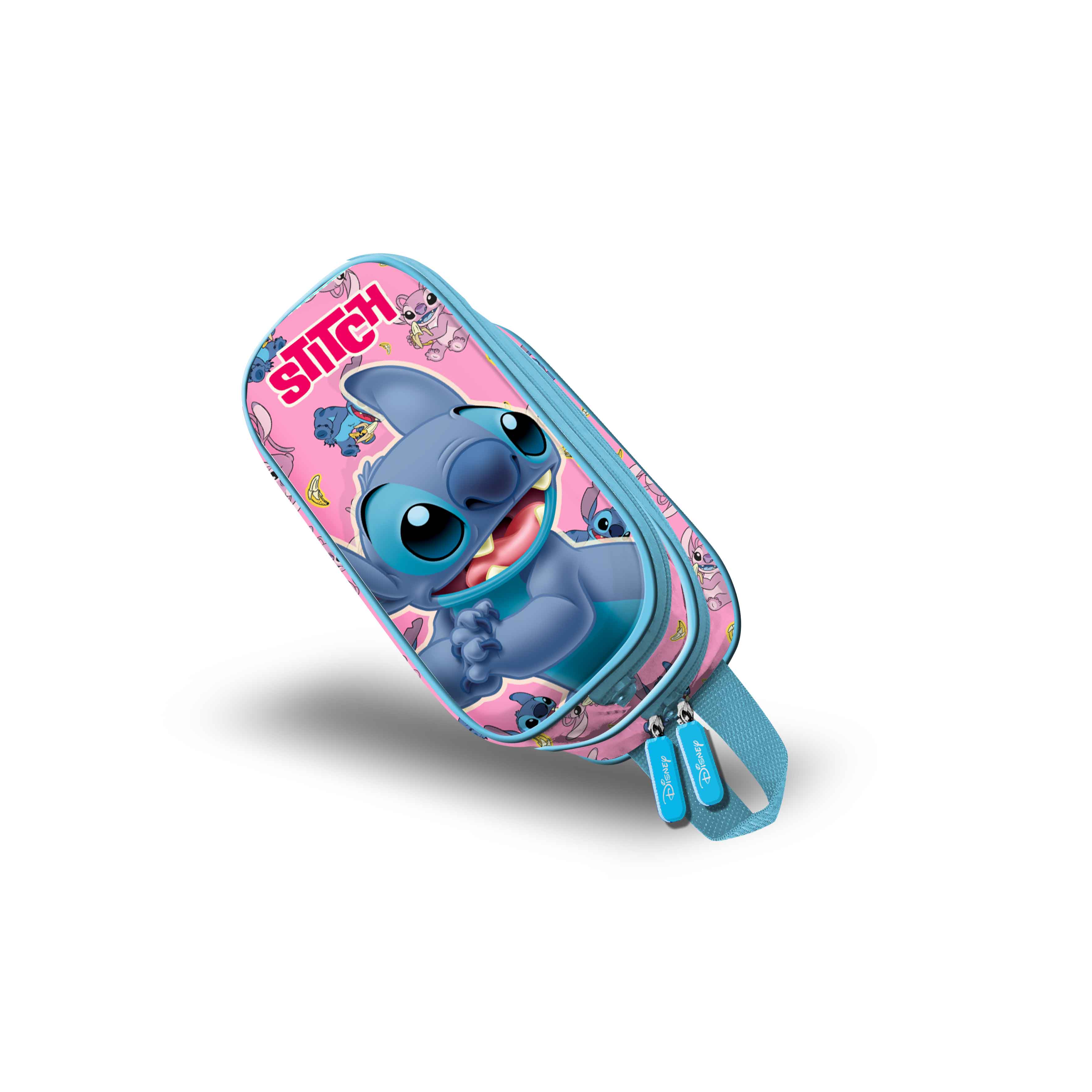 Estuche Portatodo Doble 3D Lilo y Stitch Surprise