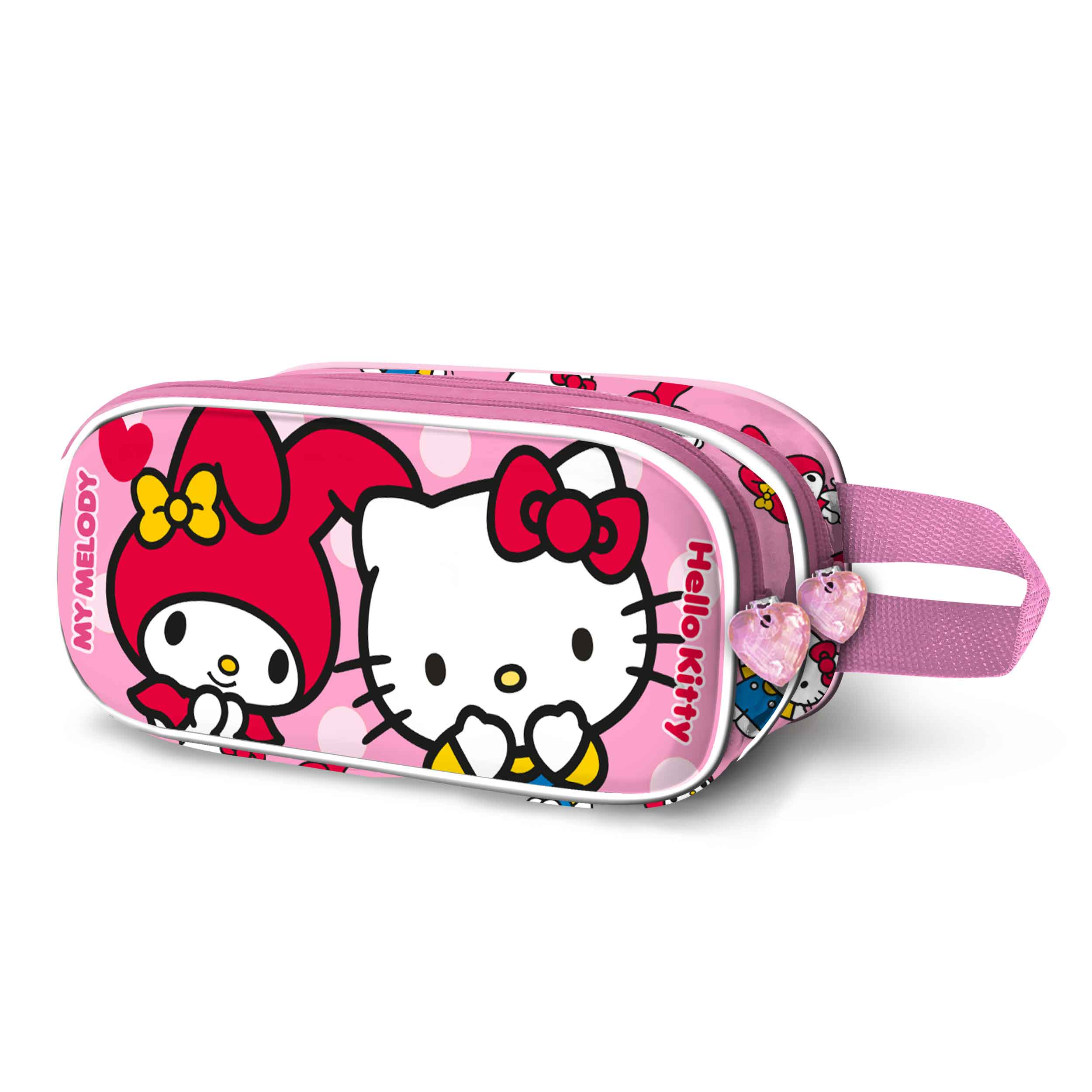 Estuche Portatodo Doble 3D Hello Kitty Lovely