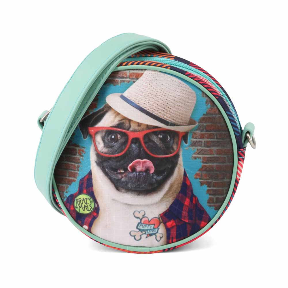 Borsa a Tracolla Rotonda Krazymals Pug