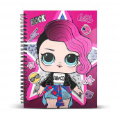 Grossiste Distributeur Vente en gross Cahier Shine LOL Surprise Rock