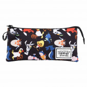 Triple HS Pencil Case Looney Tunes Gang