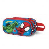 Grossista Distributore vendita all'ingroso Astuccio Doppio 3D Spiderman Team