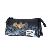Triple HS Pencil Case Batman Skulls