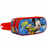 Astuccio Doppio 3D Topolino Fun