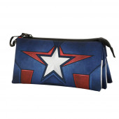 ECO Triple Pencil Case Captain America Courage