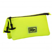 Trousse Triple Mesh Oh My Pop! Yellow Neon