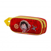 Grossista Distributore vendita all'ingroso Astuccio Doppio 3D One Piece Luffy