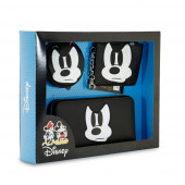 Confezione con Portafoglio + Borsellini Topolino Angry