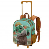 Sac à dos 3D à Roulettes Petit The Mandalorian Say Hi