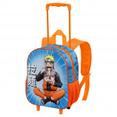 Wholesale Distributor Small 3D Backpack with Wheels Naruto Ramen