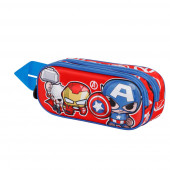 3D Double Pencil Case The Avengers Impact