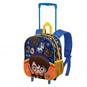 Wholesale Distributor Small 3D Backpack with Wheels Harry Potter Crest