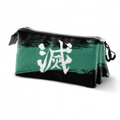 Triple Pencil Case Demon Slayer Sutoriku
