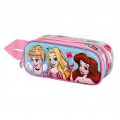 Trousse Double 3D Princesses Disney Adorable
