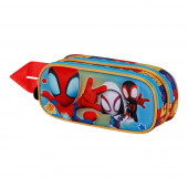 Mayorista Distribuidor Estuche Portatodo Doble 3D Spiderman Three