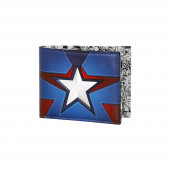 Grossista Distributore vendita all'ingroso Portafoglio da Uomo Captain America Courage