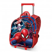 Grossista Distributore vendita all'ingroso Zainetto 3D con Ruote Piccolo Spiderman Stealth