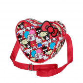 Wholesale Distributor Casual Heart Shoulder Bag Hello Kitty Friends