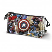 Astuccio Triplo Captain America Comic