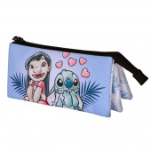 Trousse Triple Lilo et Stitch Couple