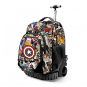 Grossiste Distributeur Vente en gross Sac à dos à Roulettes GTS FAN Captain America Comic