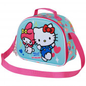 Grossista Distributore vendita all'ingroso Borsa Porta Merenda 3D Hello Kitty Friendship