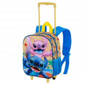 Zainetto 3D con Ruote Piccolo Lilo e Stitch Ocean