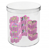 Mayorista Distribuidor Cubo con 12 Gomas Barbie Mix