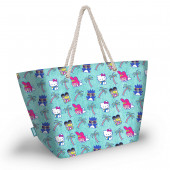 Borsa da Spiaggia Soleil Hello Kitty Palms
