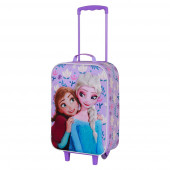 Grossiste Distributeur Vente en gross Valise Trolley Soft 3D La Reine des Neiges 2 (Frozen) Beauty