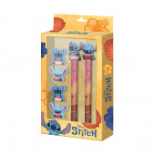 Mayorista Distribuidor Pack de Boli Gel + Lápiz Eternal + 4 Gomas Lilo y Stitch Mix