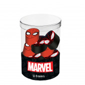 Mayorista Distribuidor Cubo con 12 Gomas Spiderman Peter