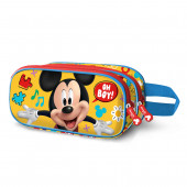 Trousse Double 3D Mickey Mouse Boy