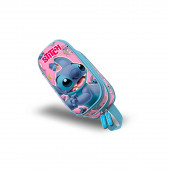 Estuche Portatodo Doble 3D Lilo y Stitch Surprise