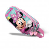 3D Double Pencil Case Minnie Mouse Pose