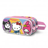 Estuche Portatodo Doble 3D Hello Kitty Happy